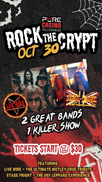 Rock the Crypt with Live Wire and Stage Fright